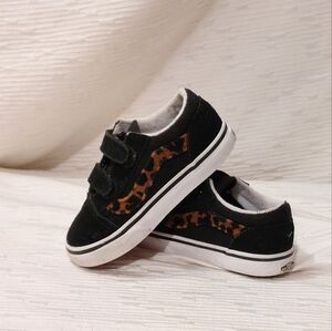 Vans Black and Brown Kids Sneakers